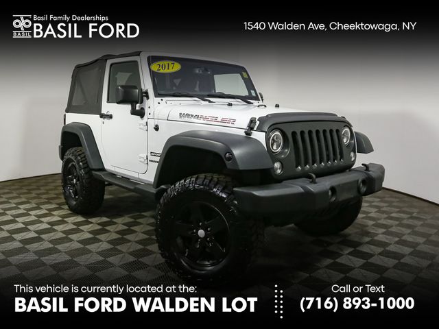 Bright White Clearcoat 2017 Jeep Wrangler Sport 4WD SUV / Crossover Four-Wheel Drive 6-Speed Manual