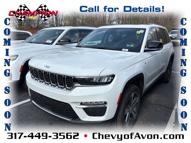 Bright White Clearcoat 2023 Jeep Grand Cherokee 4xe 4WD SUV / Crossover Four-Wheel Drive 8-Speed Automatic