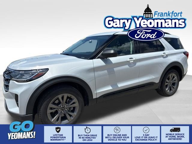 Space White Metallic 2026 Ford Explorer SUV / Crossover All-Wheel Drive Automatic