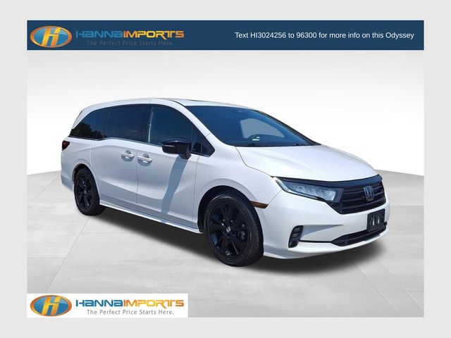 Platinum White Pearl 2023 Honda Odyssey Minivan Front-Wheel Drive Automatic