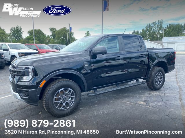 Shadow Black 2024 Ford Ranger Pickup Truck Four-Wheel Drive Automatic
