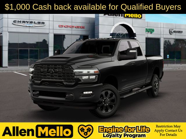Diamond Black Crystal Pearlcoat 2026 RAM 2500 Pickup Truck Four-Wheel Drive 8-Speed Automatic