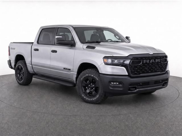 Billet Silver Metallic Clearcoat 2025 RAM 1500 Pickup Truck Four-Wheel Drive 8-Speed Automatic