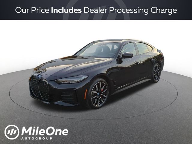 Black Sapphire Metallic 2024 BMW i4 Sedan All-Wheel Drive Automatic