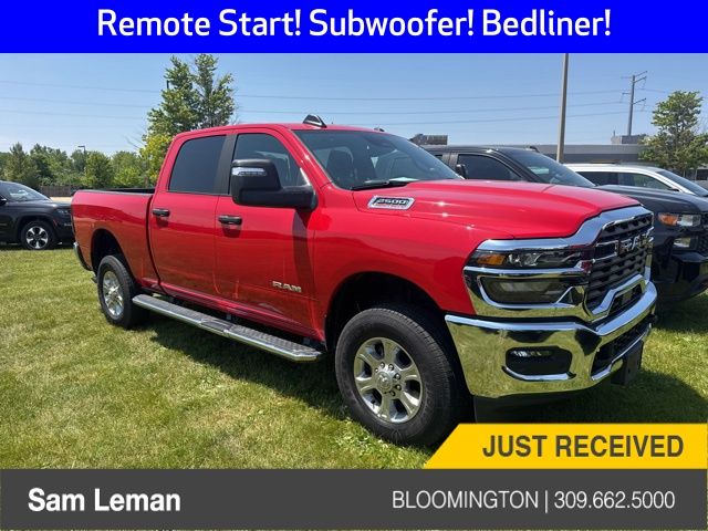 Flame Red Clearcoat 2026 RAM 2500 Big Horn Crew Cab 4WD Pickup Truck Four-Wheel Drive 8-Speed Automatic