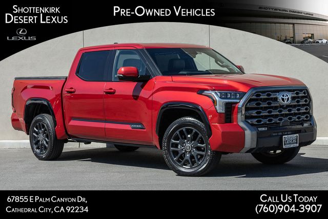 Supersonic Red 2023 Toyota Tundra Pickup Truck Four-Wheel Drive Automatic