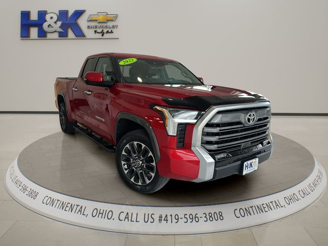 Red 2022 Toyota Tundra Pickup Truck Four-Wheel Drive Automatic