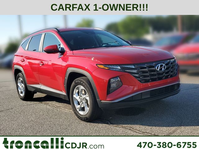 Calypso Red 2023 Hyundai Tucson SUV / Crossover All-Wheel Drive 8-Speed Automatic