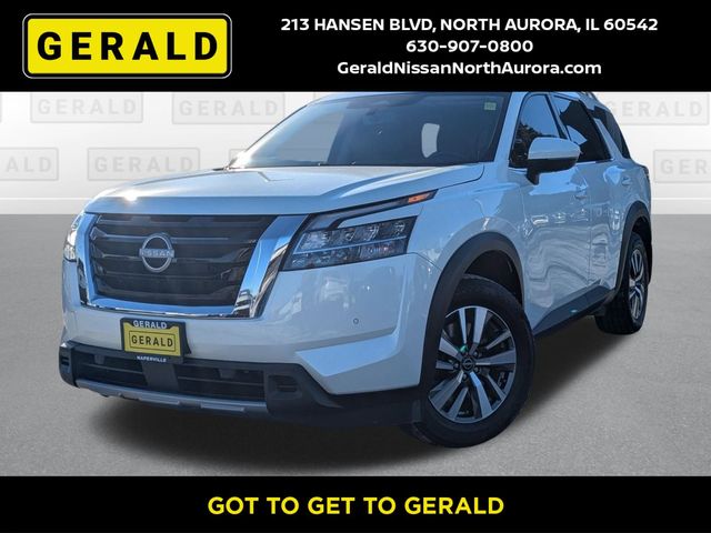 Pearl White Tricoat 2024 Nissan Pathfinder SL 4WD SUV / Crossover All-Wheel Drive 9-Speed Automatic