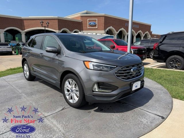 Gray Metallic 2022 Ford Edge SUV / Crossover All-Wheel Drive 8-Speed Automatic