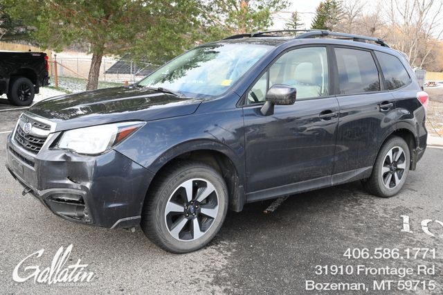 Dark Gray Metallic 2017 Subaru Forester 2.5i Premium SUV / Crossover All-Wheel Drive 6-Speed Manual