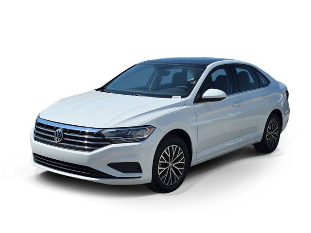 Pure White 2021 Volkswagen Jetta SE FWD Sedan Front-Wheel Drive 8-Speed Automatic