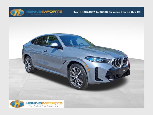 Gray Metallic 2025 BMW X6 xDrive40i AWD SUV / Crossover All-Wheel Drive 8-Speed Automatic