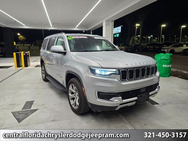 Silver 2022 Jeep Wagoneer SUV / Crossover Four-Wheel Drive 8-Speed Automatic