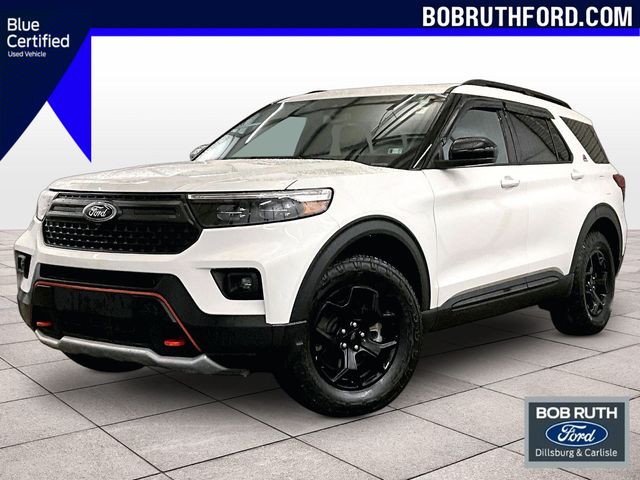 2024 Ford Explorer Timberline White at Grove City Ford