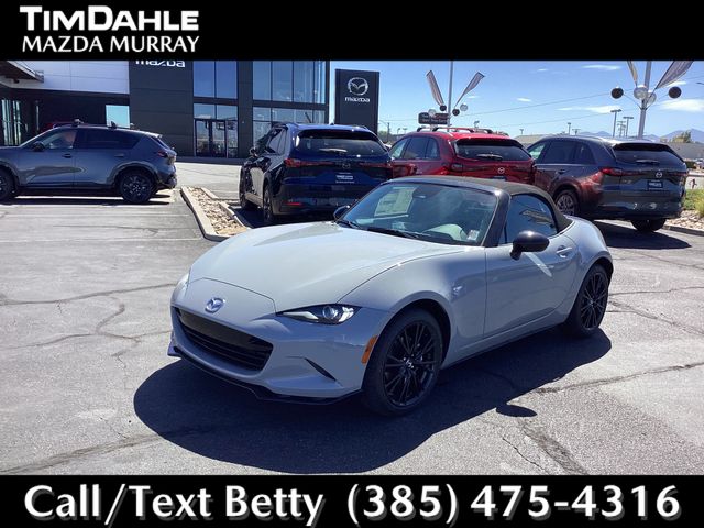 Aero Gray Metallic 2026 Mazda MX-5 Miata Convertible Rear-Wheel Drive 6-Speed Manual