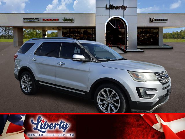 Ingot Silver 2016 Ford Explorer Limited SUV / Crossover Front-Wheel Drive 6-Speed Automatic