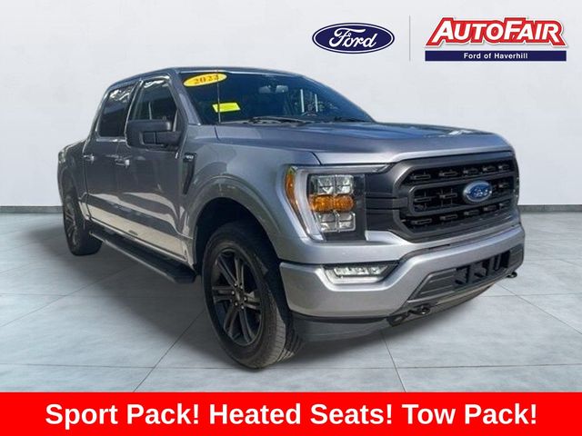 Iconic Silver Metallic 2022 Ford F-150 Pickup Truck Four-Wheel Drive Automatic