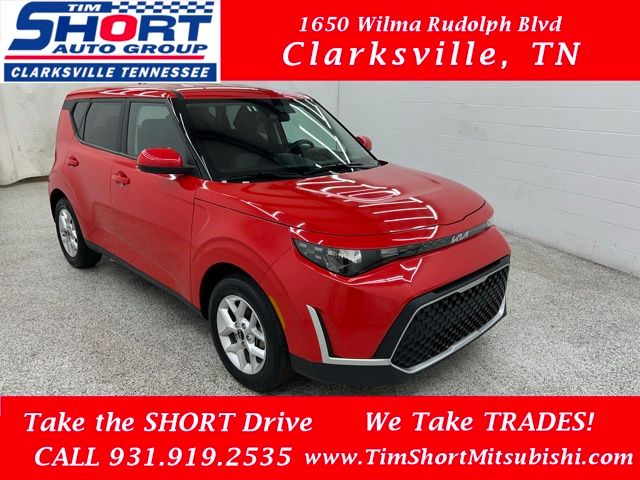 Inferno Red 2025 Kia Soul LX FWD SUV / Crossover Front-Wheel Drive Continuously Variable Transmission