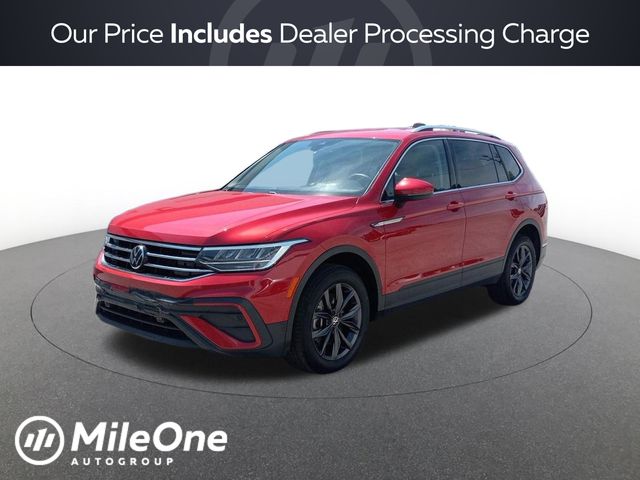 Kings Red Metallic 2022 Volkswagen Tiguan SUV / Crossover All-Wheel Drive 8-Speed Automatic