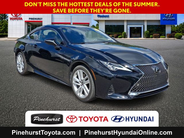 Black 2023 Lexus RC Coupe Rear-Wheel Drive 8-Speed Automatic