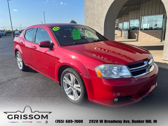 Redline 2 Coat Pearl 2012 Dodge Avenger Sedan Front-Wheel Drive 6-Speed Automatic