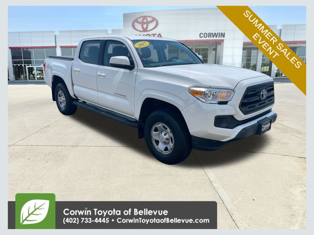 Super White 2017 Toyota Tacoma Pickup Truck Four-Wheel Drive 6-Speed Automatic