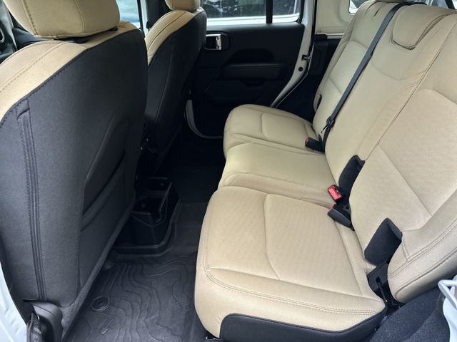 2021 Jeep Wrangler Unlimited Sahara White at Klick Lewis Buick Chevrolet