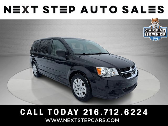Brilliant Black Crystal Pearlcoat 2016 Dodge Grand Caravan SE FWD Minivan Front-Wheel Drive 6-Speed Automatic