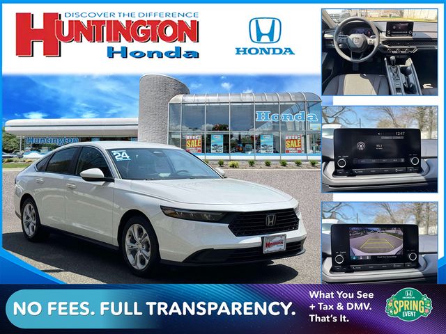 used 2024 Honda Accord car, priced at $22,160