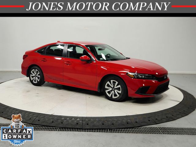 Rallye Red 2024 Honda Civic Sedan Front-Wheel Drive Continuously Variable Transmission