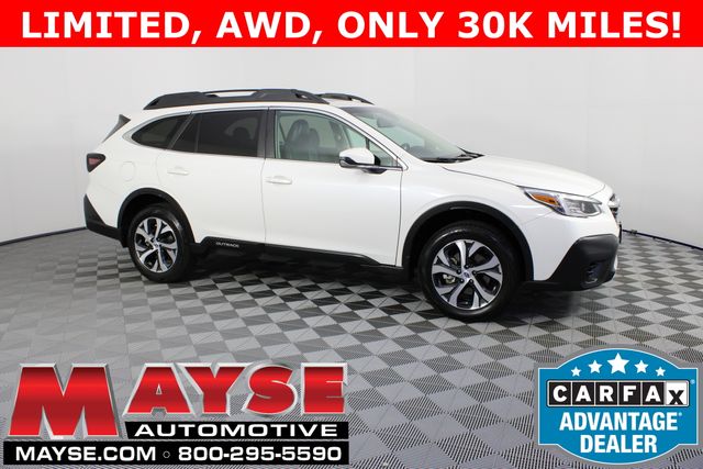 Crystal White Pearl 2020 Subaru Outback Limited AWD SUV / Crossover All-Wheel Drive Continuously Variable Transmission