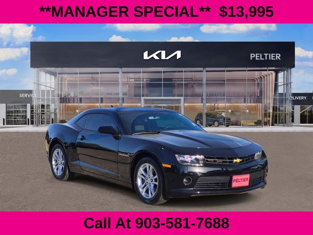 Black 2015 Chevrolet Camaro 1LT Coupe RWD Coupe Rear-Wheel Drive 6-Speed Automatic