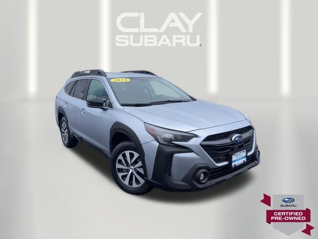 Ice Silver Metallic 2024 Subaru Outback Premium AWD SUV / Crossover All-Wheel Drive Continuously Variable Transmission