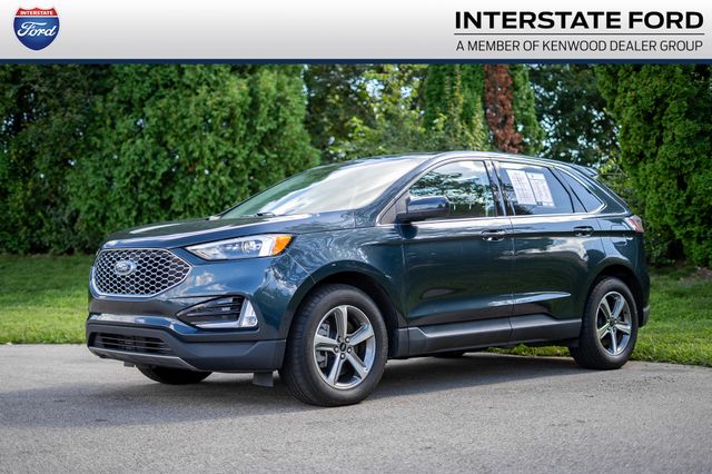 Stone Blue Metallic 2024 Ford Edge SUV / Crossover All-Wheel Drive 8-Speed Automatic