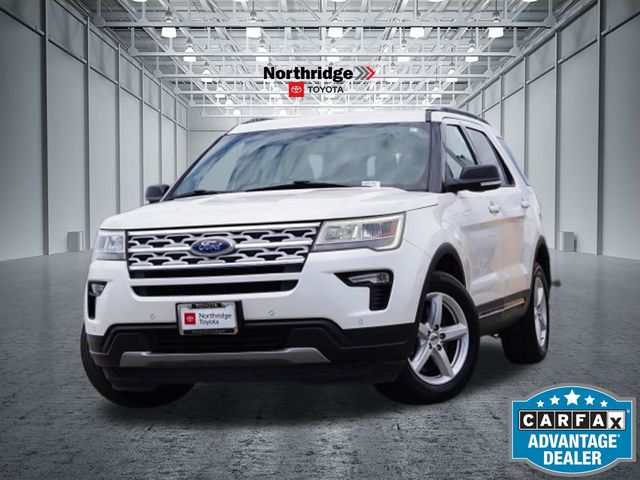 White Platinum Clearcoat Metallic 2019 Ford Explorer SUV / Crossover Front-Wheel Drive 6-Speed Automatic