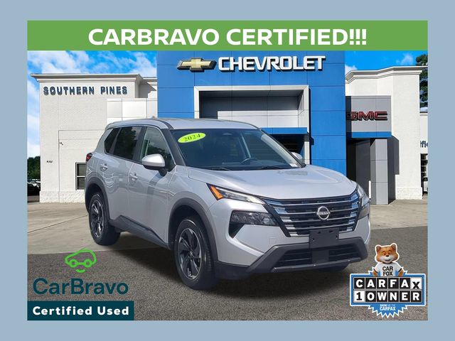 Brilliant Silver Metallic 2024 Nissan Rogue SUV / Crossover All-Wheel Drive Continuously Variable Transmission