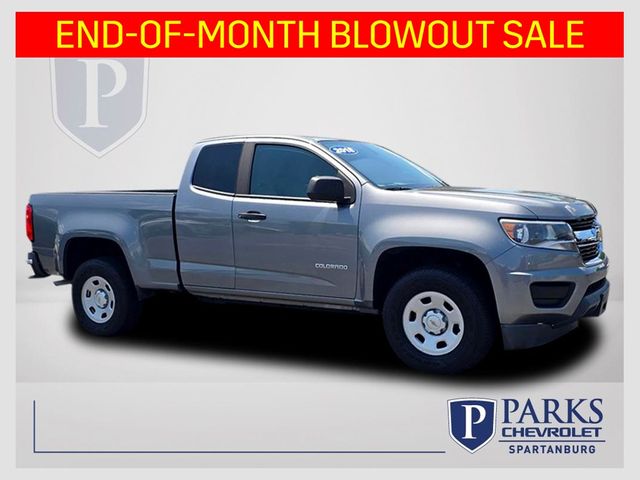 Gray (Steel Metallic) 2018 Chevrolet Colorado Pickup Truck 4X2 6-Speed Automatic