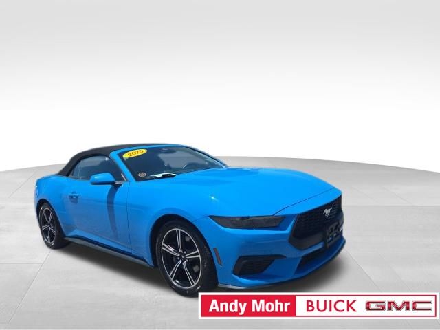 Grabber Blue 2025 Ford Mustang EcoBoost Premium Convertible RWD Convertible Rear-Wheel Drive Automatic