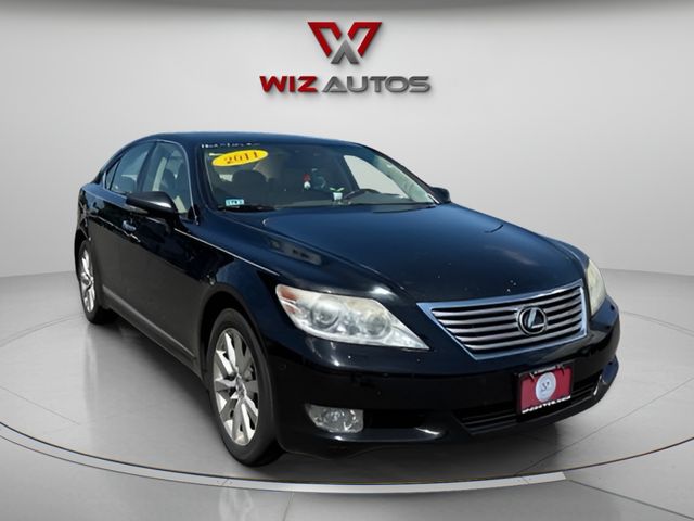 Black (Obsidian) 2011 Lexus LS Sedan All-Wheel Drive 8-Speed Automatic
