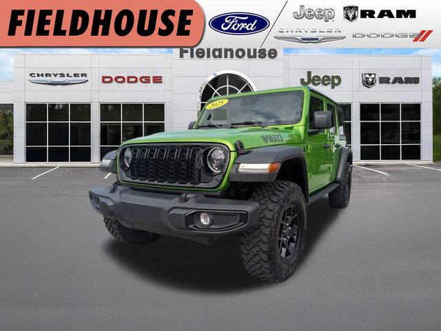 Mojito Clearcoat 2025 Jeep Wrangler SUV / Crossover Four-Wheel Drive 8-Speed Automatic