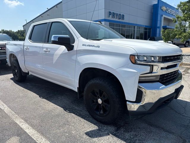 White 2021 Chevrolet Silverado 1500 Pickup Truck Four-Wheel Drive Automatic