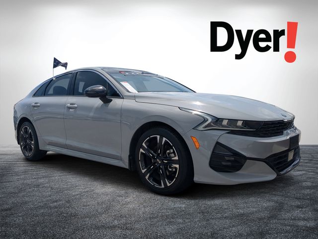 Wolf Gray 2021 Kia K5 GT-Line FWD Sedan Front-Wheel Drive 8-Speed Automatic