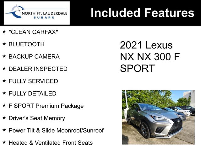 2021 Lexus NX 300 F Sport 2