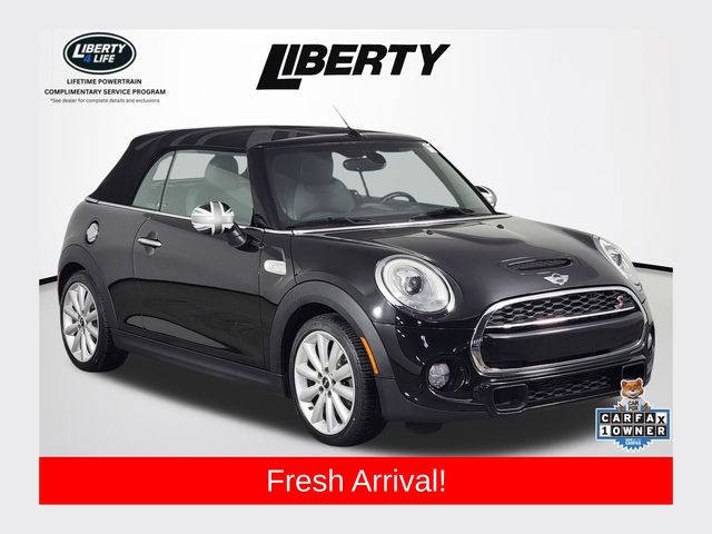 Midnight Black Metallic 2018 MINI Cooper S Convertible FWD Convertible Front-Wheel Drive Automatic