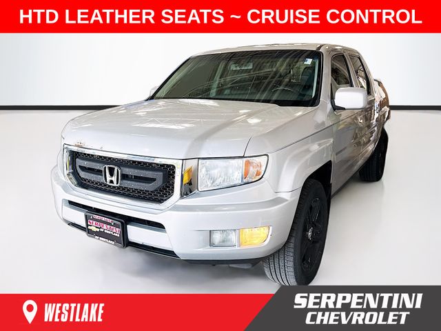 Silver 2009 Honda Ridgeline RTL Pickup Truck Four-Wheel Drive 5-Speed Automatic