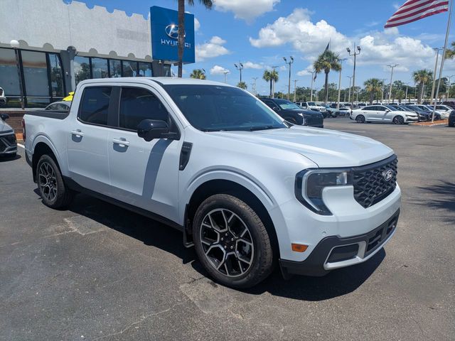 Space White Metallic 2026 Ford Maverick Pickup Truck All-Wheel Drive Continuously Variable Transmission