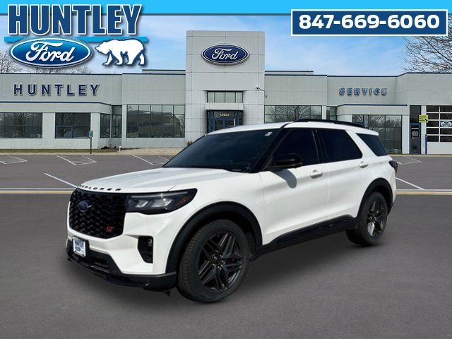 White 2025 Ford Explorer ST AWD SUV / Crossover All-Wheel Drive Automatic