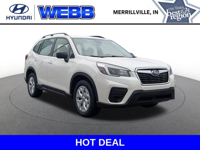 Crystal White Pearl 2021 Subaru Forester Crossover AWD SUV / Crossover All-Wheel Drive Continuously Variable Transmission