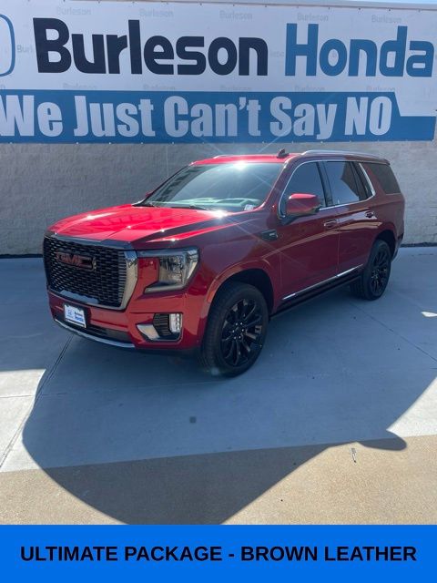 Volcanic Red Tintcoat 2023 GMC Yukon SUV / Crossover Four-Wheel Drive Automatic